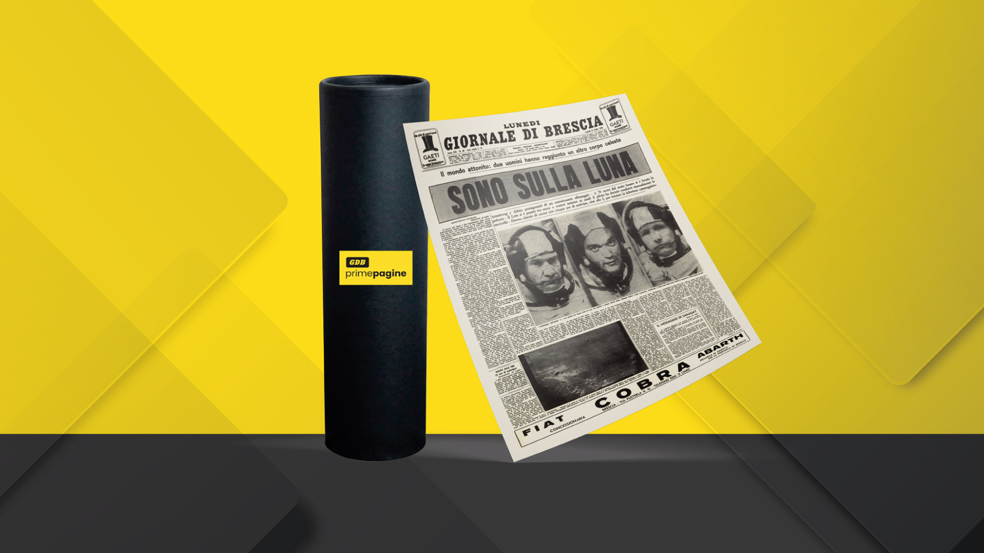 Una data speciale, da ricordare con la prima pagina del GdB.