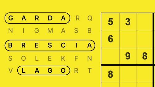 Crucipuzzle e Sudoku: i giochi di enigmistica del GdB, ogni giorno online