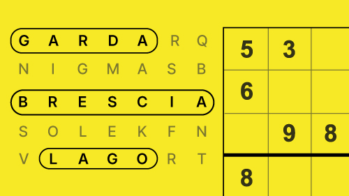 Crucipuzzle e Sudoku: i giochi di enigmistica del GdB, ogni giorno online