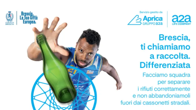 A Brescia la raccolta differenziata scende in campo coi campioni dello sport